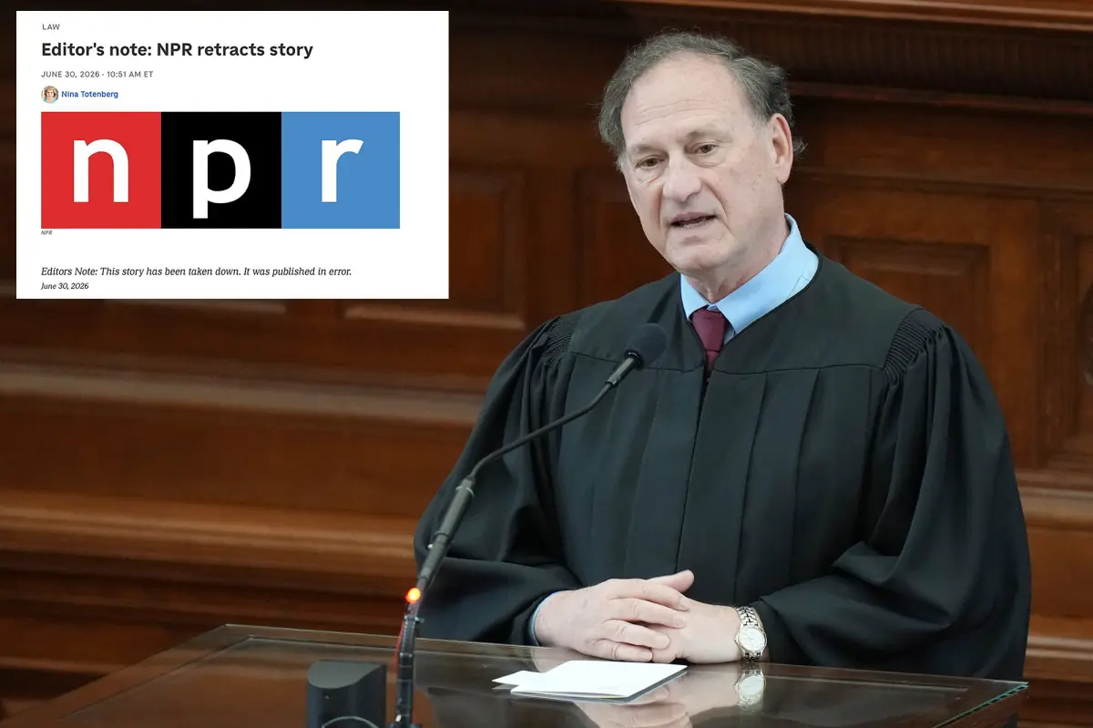 NPR erroneously reports Samuel Alito is retiring, minutes after Supreme Court’s birthright citizenship ruling