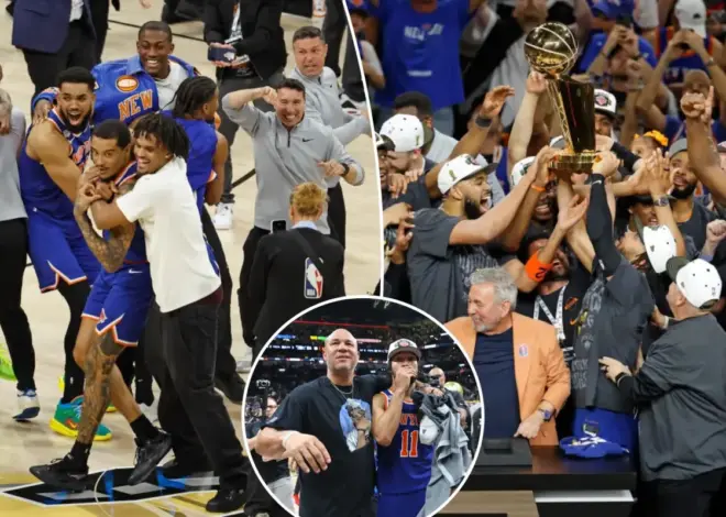Knicks let loose in championship festivities after months of hypnotic focus and resiliency