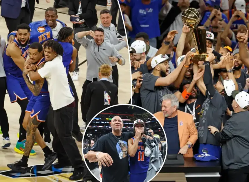 Knicks let loose in championship festivities after months of hypnotic focus and resiliency