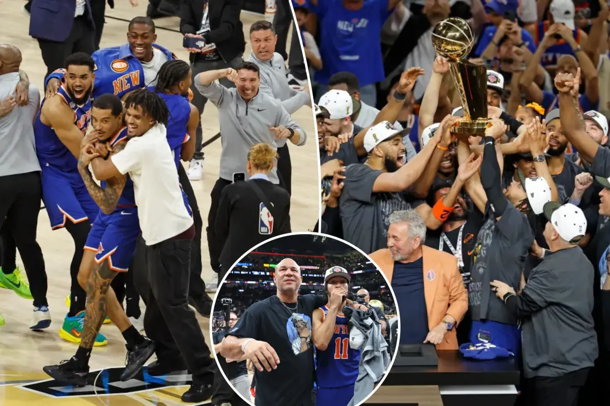 Knicks let loose in championship festivities after months of hypnotic focus and resiliency