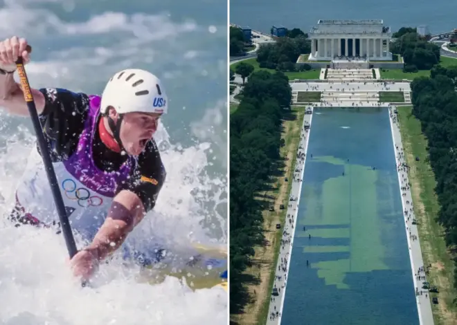American Olympic canoeist arrested for allegedly vandalizing Lincoln Memorial Reflecting Pool