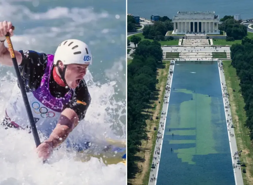American Olympic canoeist arrested for allegedly vandalizing Lincoln Memorial Reflecting Pool