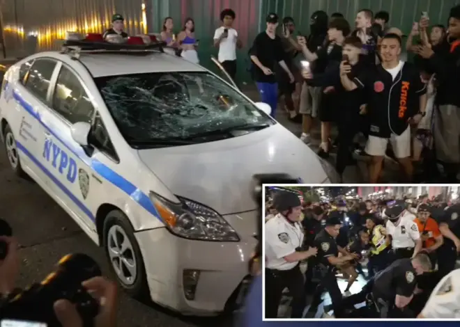 Crazed Knicks fans plunge NYC into celebration chaos as NBA Finals ecstasy turns violent