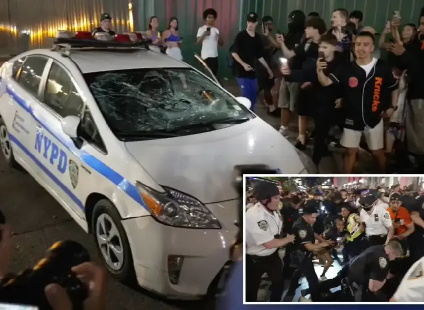 Crazed Knicks fans plunge NYC into celebration chaos as NBA Finals ecstasy turns violent