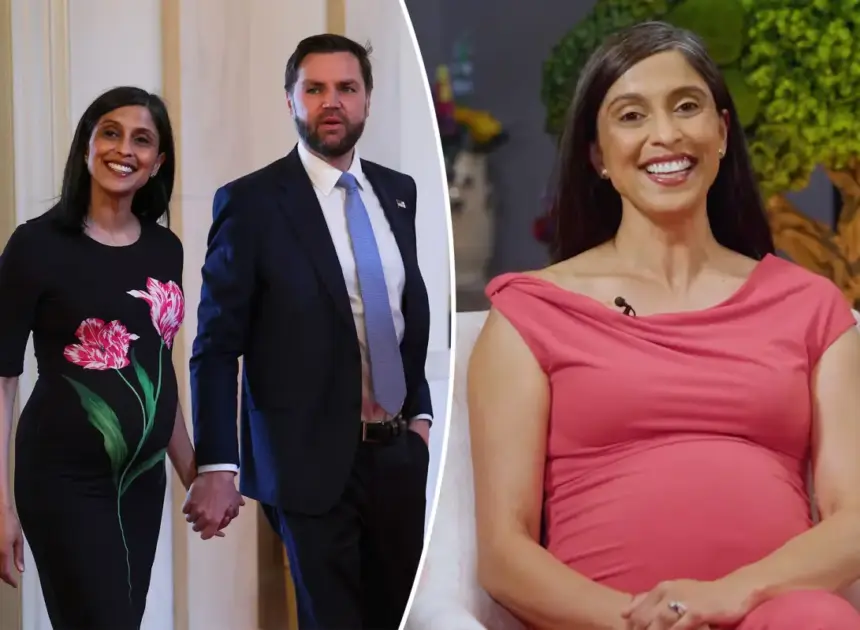 Second lady Usha Vance claps back at New York Times’ commentary on her ‘body-hugging’ maternity fashion: ‘Here’s the receipt’