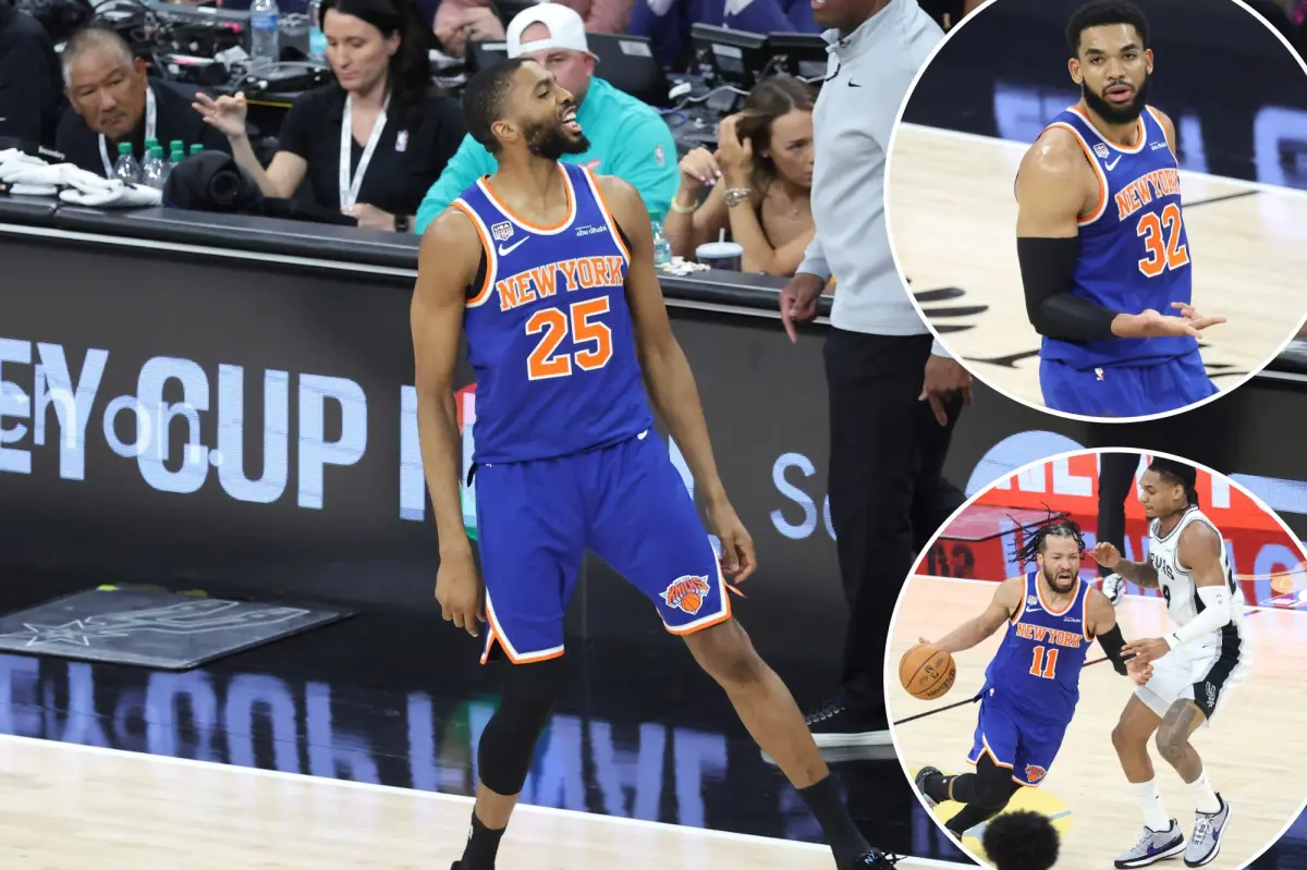 Knicks take commanding NBA Finals lead over Spurs after they scrape through Game 2 nail-biter