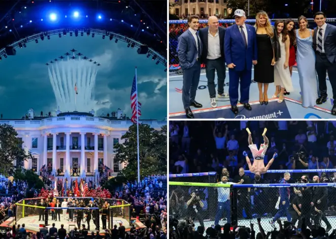 Wild ‘UFC Freedom 250’ card on White House South Lawn draws rave reviews: ‘Put on a great show’