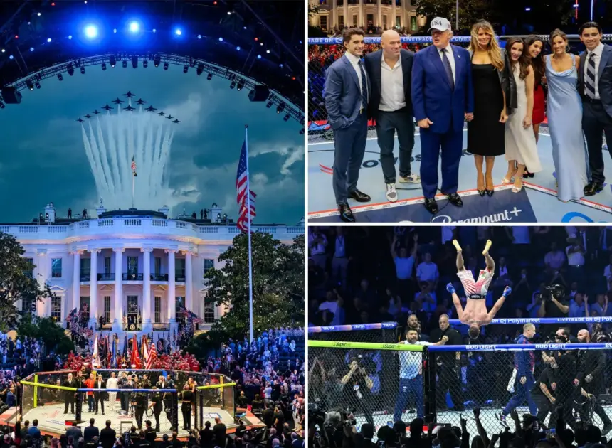 Wild ‘UFC Freedom 250’ card on White House South Lawn draws rave reviews: ‘Put on a great show’