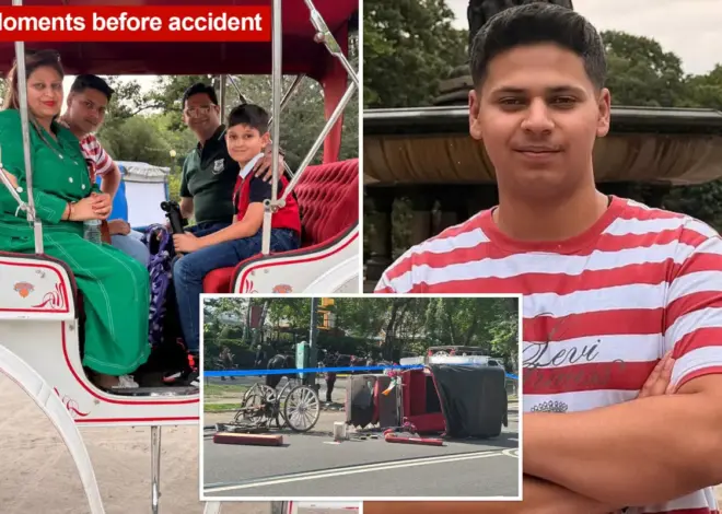 Teen tourist who was thrown to his death from Central Park horse was desperately trying to save mom’s life