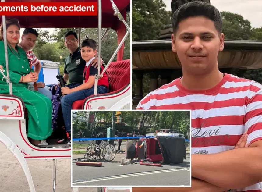 Teen tourist who was thrown to his death from Central Park horse was desperately trying to save mom’s life