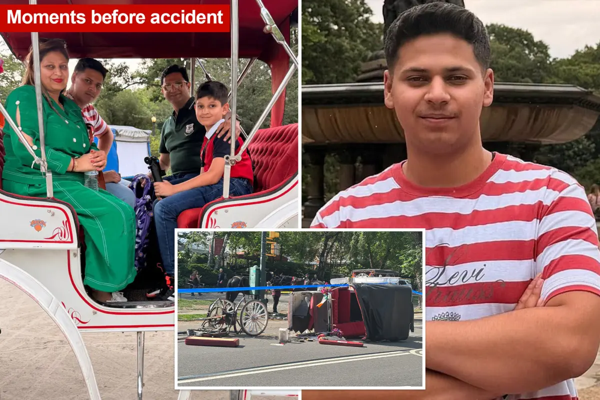 Teen tourist who was thrown to his death from Central Park horse was desperately trying to save mom’s life