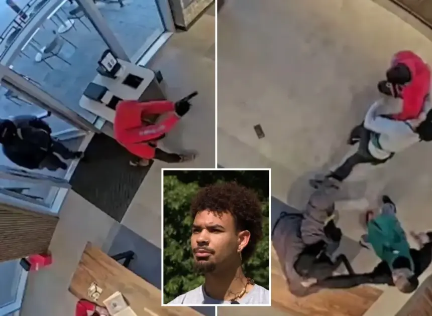 Starbucks workers bravely fight off robbers before they were fired for stopping duo, new video shows