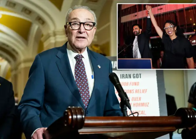 Chuck Schumer, Hakeem Jeffries shrug off Mamdani’s NYC socialist sweep — as ‘normie’ Dems erupt over ‘wackjob’ invasion