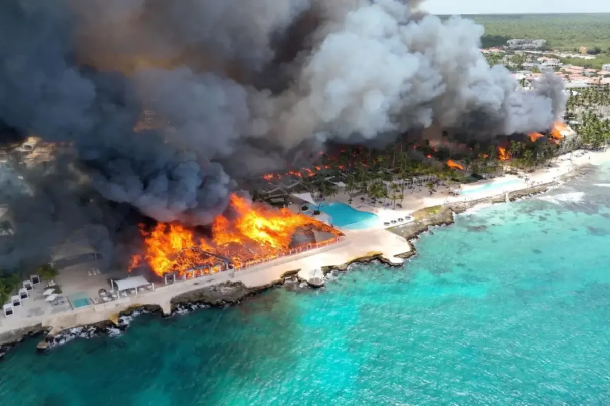 Raging inferno at Dominican resort leaves one dead, nearly 1,700 forced to evacuate