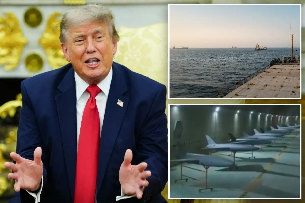 Trump says Iran violated cease-fire agreement with ‘foolish’ drone attack in Strait of Hormuz