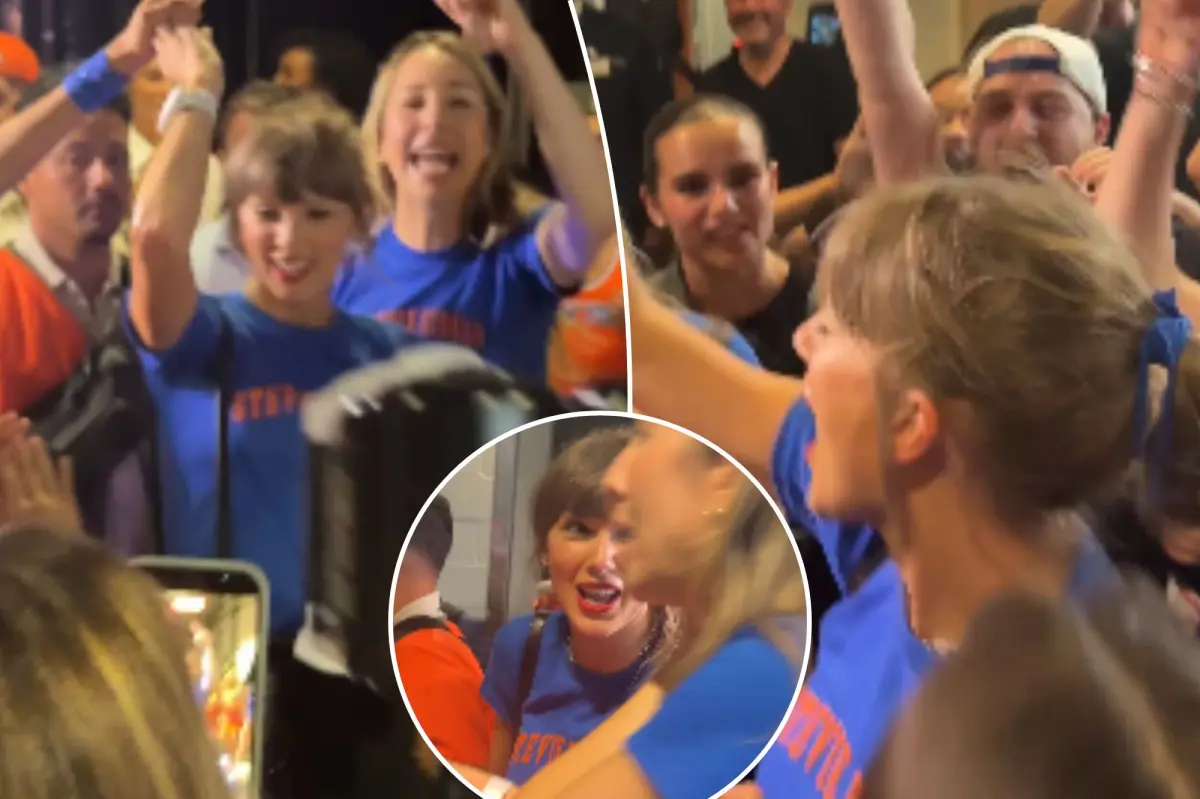 Taylor Swift has raucous MSG celebration after Knicks’ stunning Game 4 win: ‘What is life?’