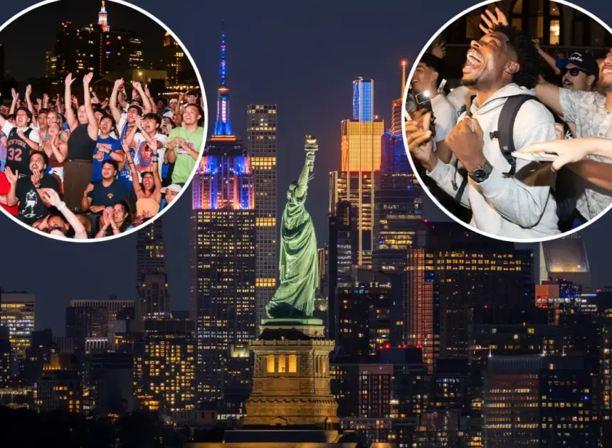 Video captures the exact moment NYC ‘lost its mind’ over Knicks’ historic championship