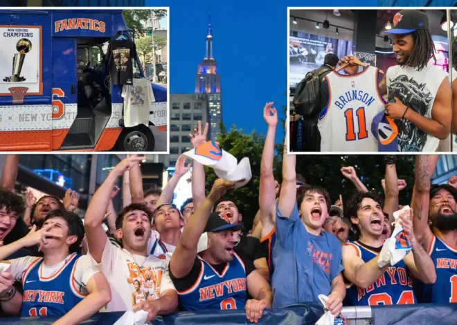 Historic NBA Championship fuels record-breaking sales of New York Knicks merch on Fanatics