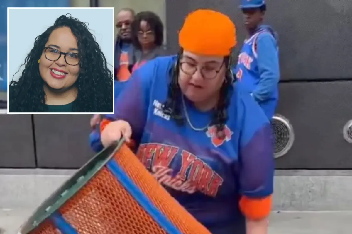 Exclusive | Woman who emptied Knicks trashcan on street— then stole it — fired from JPMorgan Chase, was DEI exec