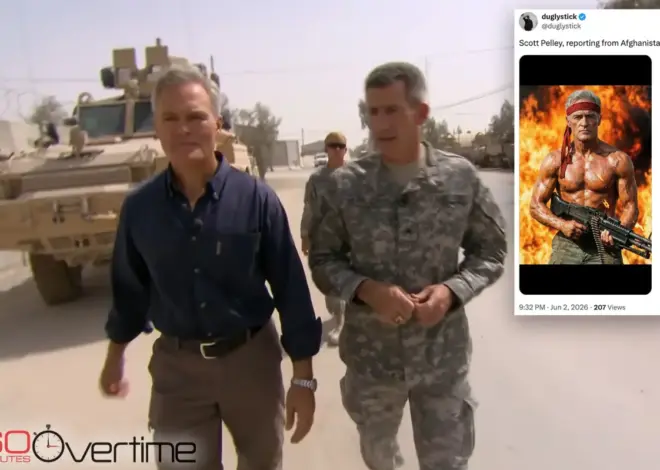 Fired ’60 Minutes’ star Scott Pelley roasted for claiming he was ‘in combat’ in Iraq and Afghanistan: ‘Low-rent Brian Williams’