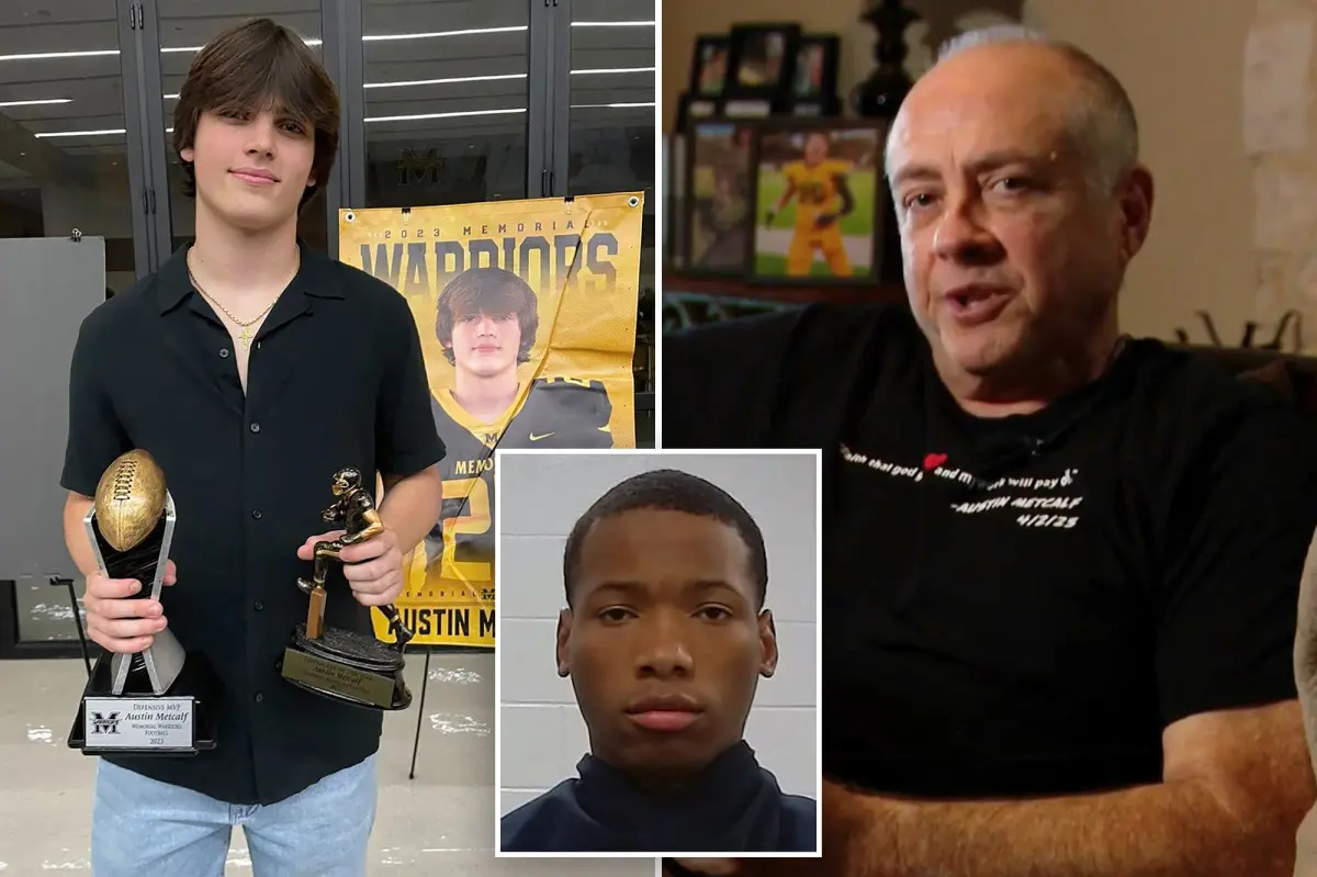 Austin Metcalf’s dad has incredibly moving reaction to Karmelo Anthony’s sentencing — as he takes aim at race-baiting agitators