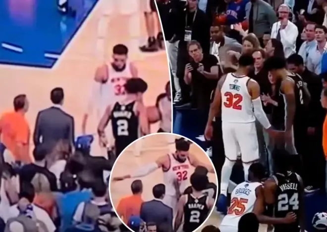 Did Karl-Anthony Towns get fans to crowd Spurs player in last second throw in? Watch the video
