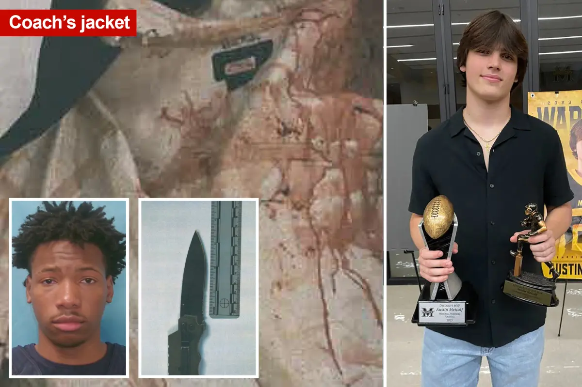 Grisly photos released of Karmelo Anthony’s victim Austin Metcalf’s wound, a bloody coat and murder weapon