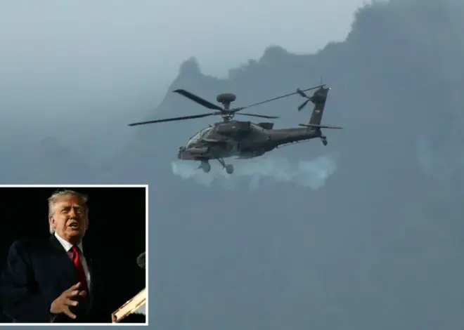 Trump vows to retaliate against Iran after revealing US AH-64 Apache helicopter was shot down over Strait of Hormuz