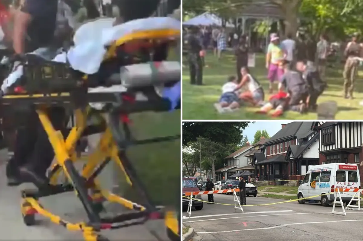 Police hunt suspect after 12 people shot at family-friendly summer festival