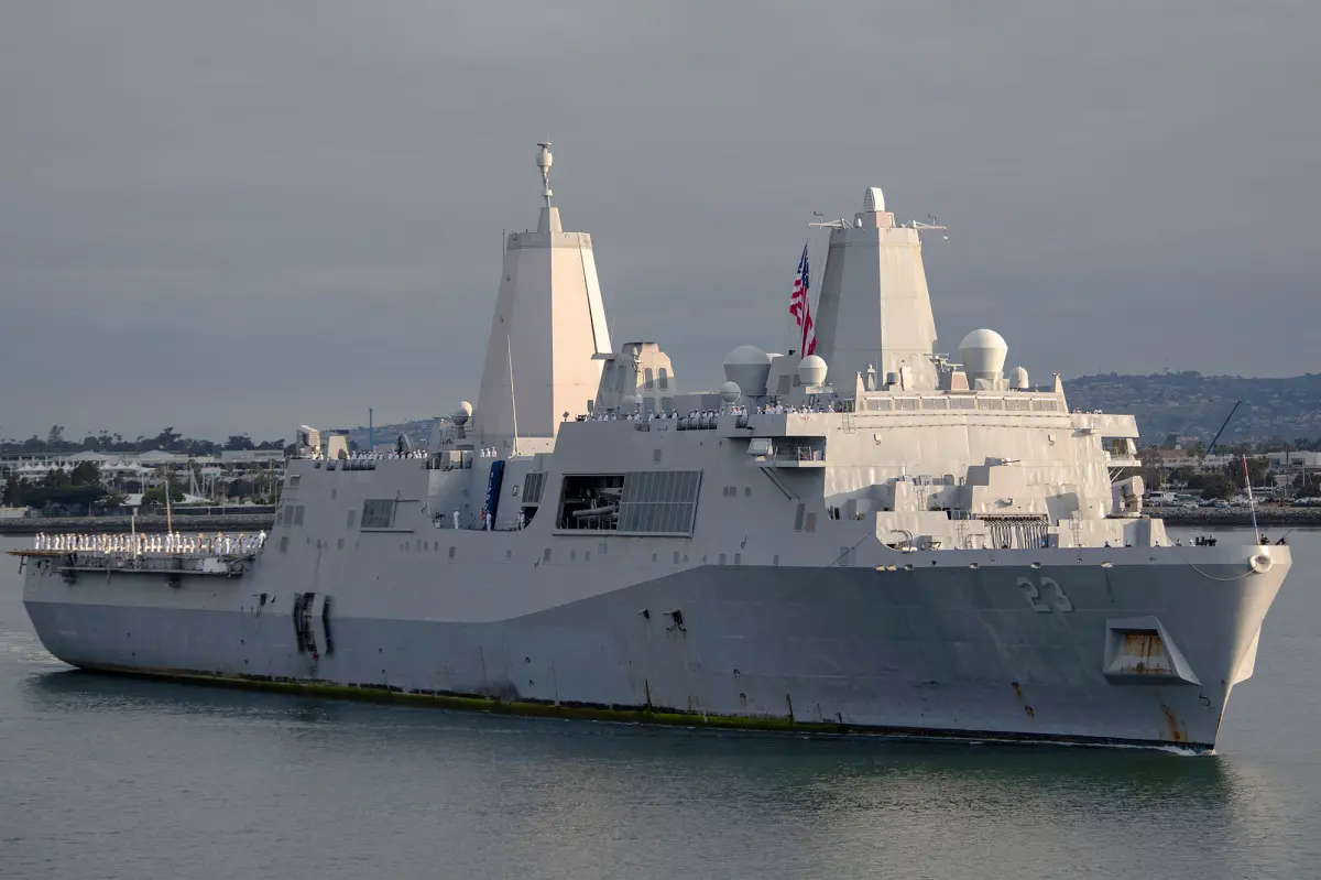 Mystery as US Marine vanishes off massive amphibious ship off California coast