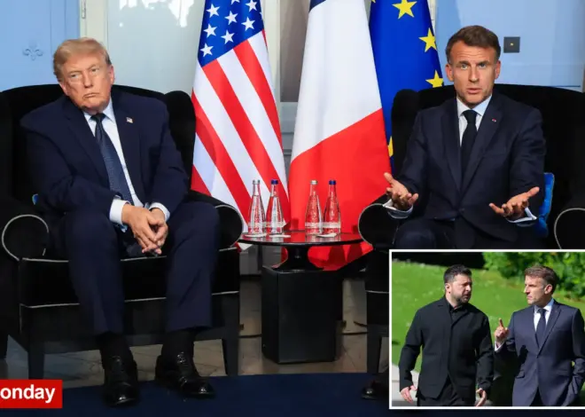 Macron says he had a ‘difficult’ meeting with President Trump