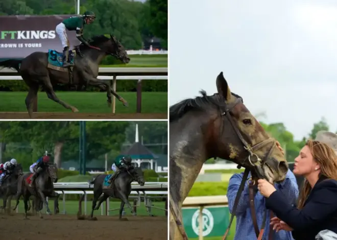 Golden Tempo wins 2026 Belmont Stakes with another late comeback