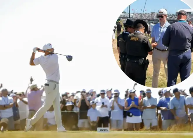 Cops ejecting US Open fans yelling ‘don’t choke’ at Wyndham Clark in wild Shinnecock scenes