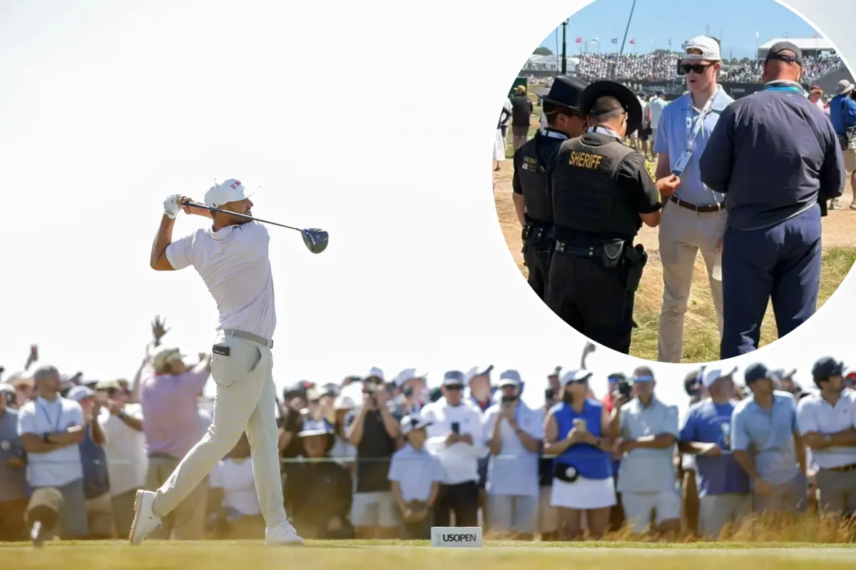 Cops ejecting US Open fans yelling ‘don’t choke’ at Wyndham Clark in wild Shinnecock scenes
