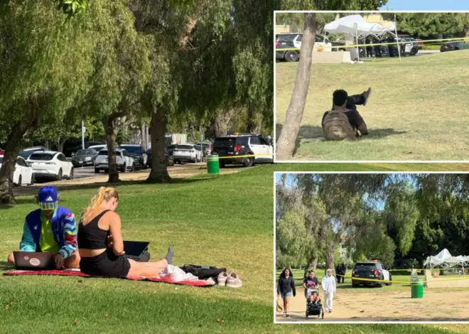 Seemingly perfect day at serene Los Angeles park hides disturbing reality