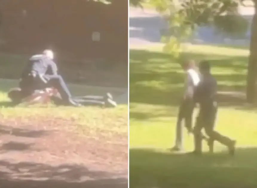 Teen gunman bursts into California library shooting two dead and injuring child — as chilling motive emerges