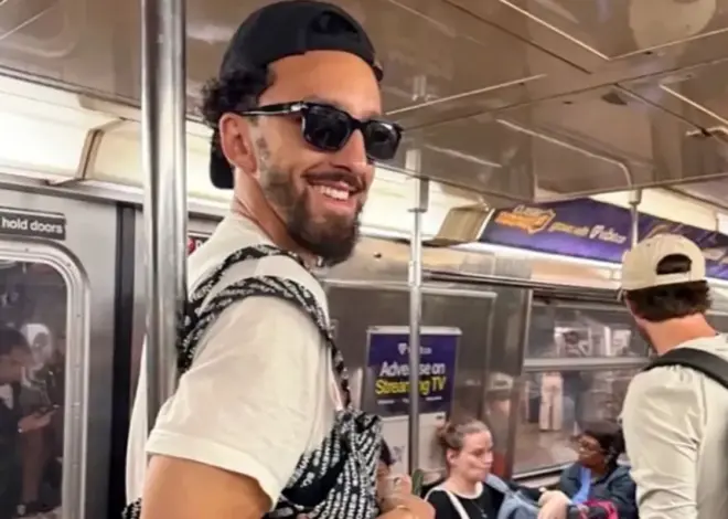Knicks NBA champ Landry Shamet goes incognito on the subway