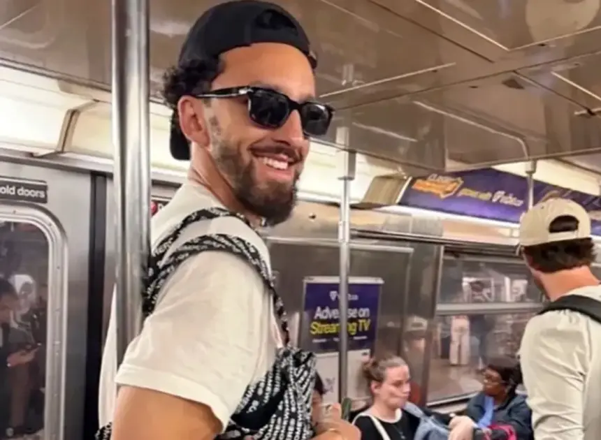 Knicks NBA champ Landry Shamet goes incognito on the subway