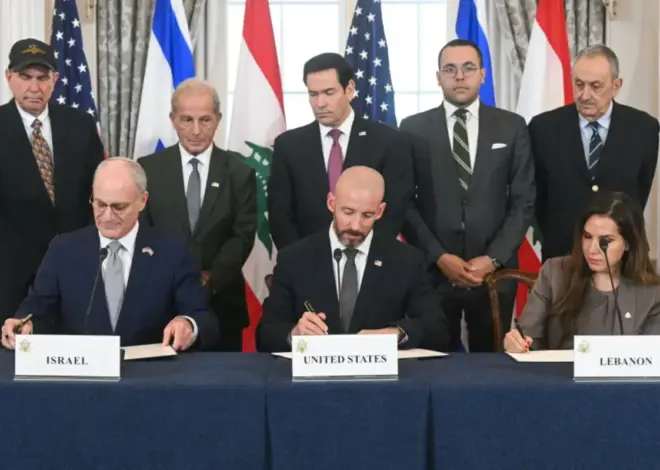 Israel, Lebanon sign framework peace agreement following US-backed negotiations