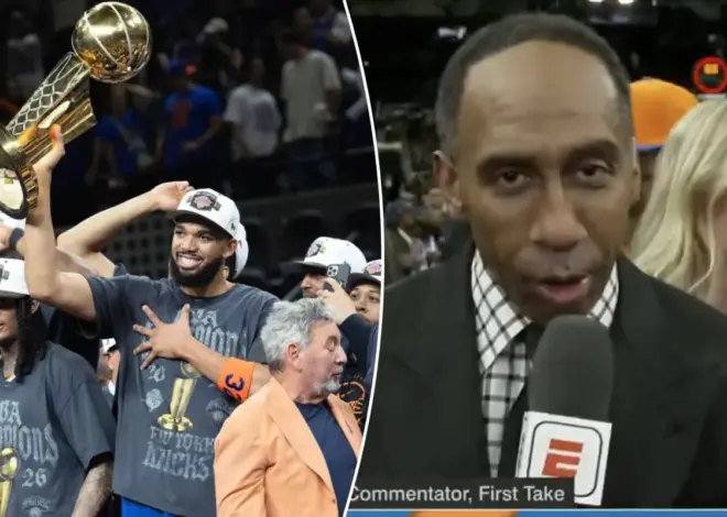 Stephen A. Smith makes emotional confession after Knicks end championship drought