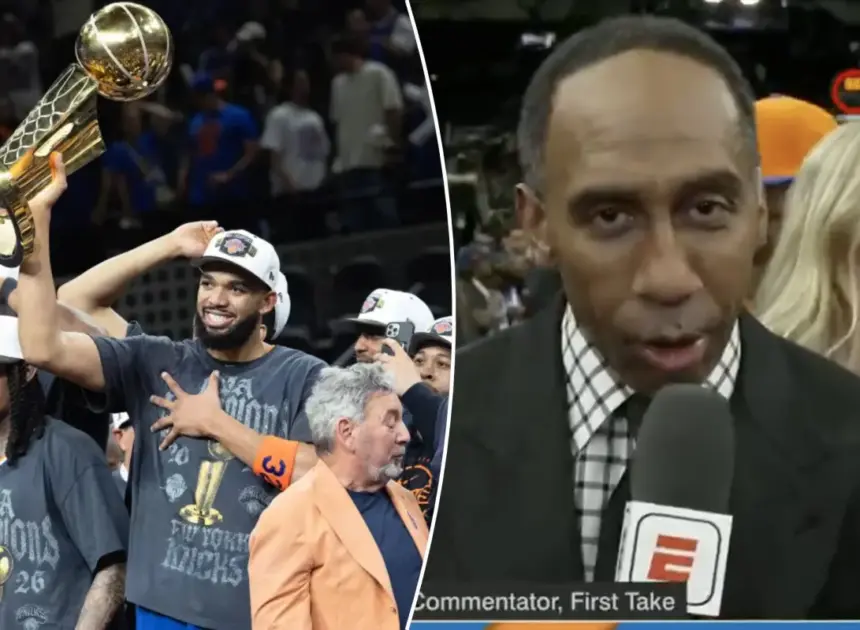 Stephen A. Smith makes emotional confession after Knicks end championship drought