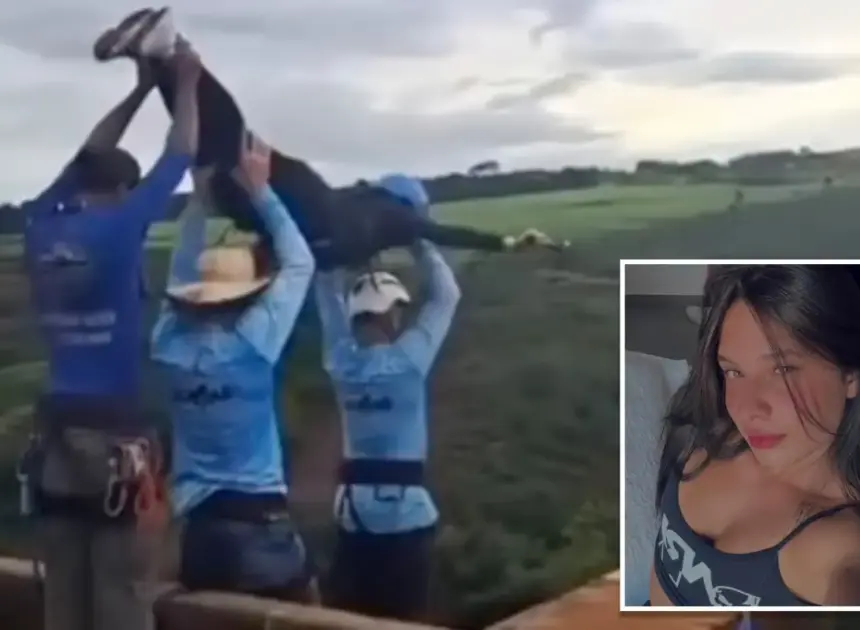 Chilling final post of bungee jumper who plummeted to death after she was thrown with no cord