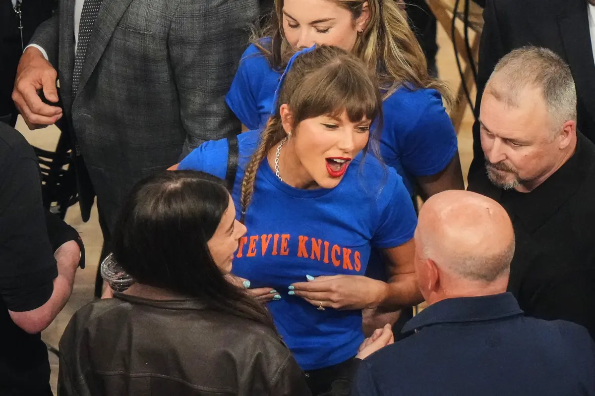 Taylor Swift proves her Knicks loyalty with Game 4 Finals appearance without Travis Kelce