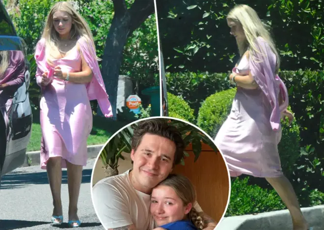 Exclusive | Harper Beckham goes to Brooklyn’s LA mansion in desperate attempt to heal rift — but leaves seconds later without seeing him