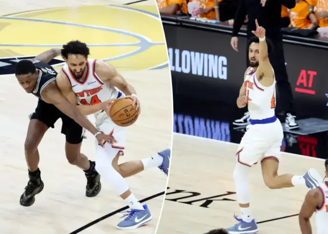Knicks’ Landry Shamet picks up rusty teammates as heroics continue in NBA Finals Game 1