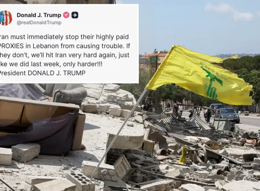 Trump vows to ‘hit Iran very hard again’ if Tehran doesn’t rein in Hezbollah