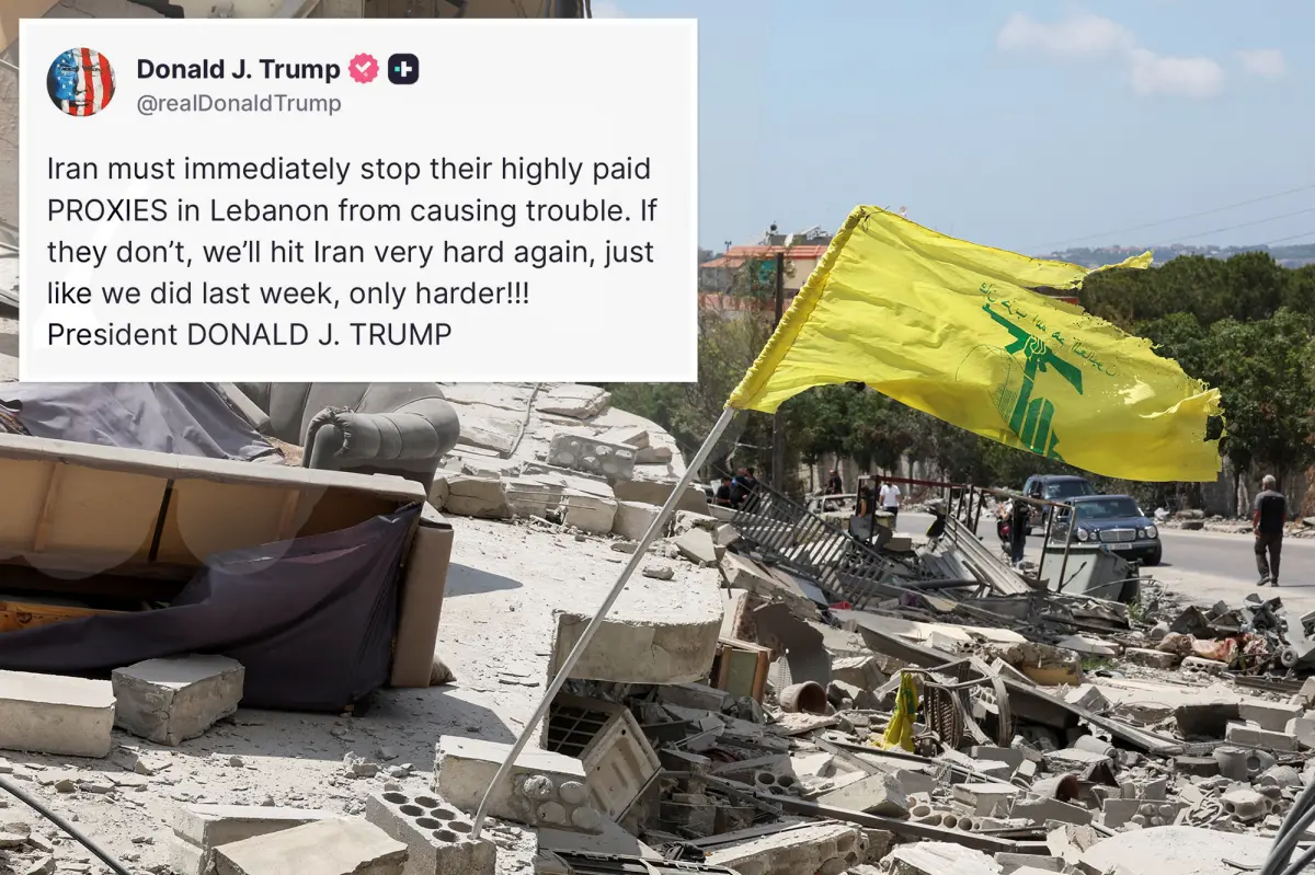 Trump vows to ‘hit Iran very hard again’ if Tehran doesn’t rein in Hezbollah
