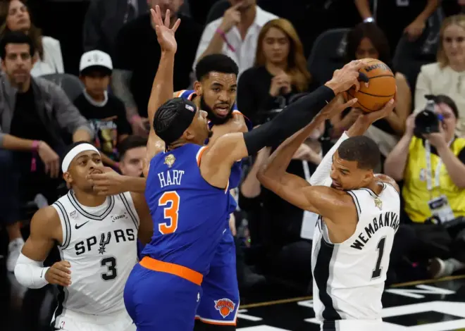 How Knicks are bringing Victor Wembanyama, Spurs into ‘difficult areas’ early in NBA Finals