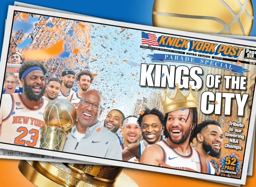 Get your copy of our historic Kings of New York Knicks parade day paper