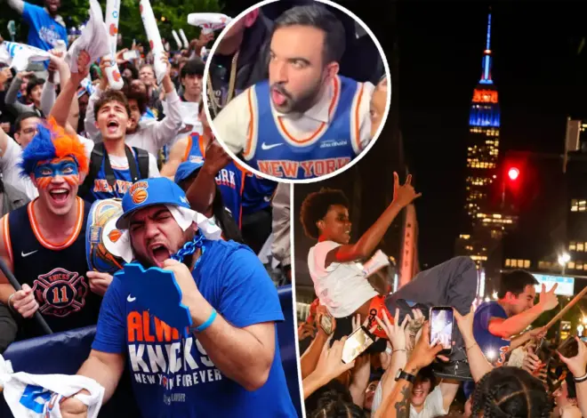 MSG rips ‘party pooper’ Mamdani, NYPD for street lockdown for Knicks Game 4 — but scaled-down watch party is on